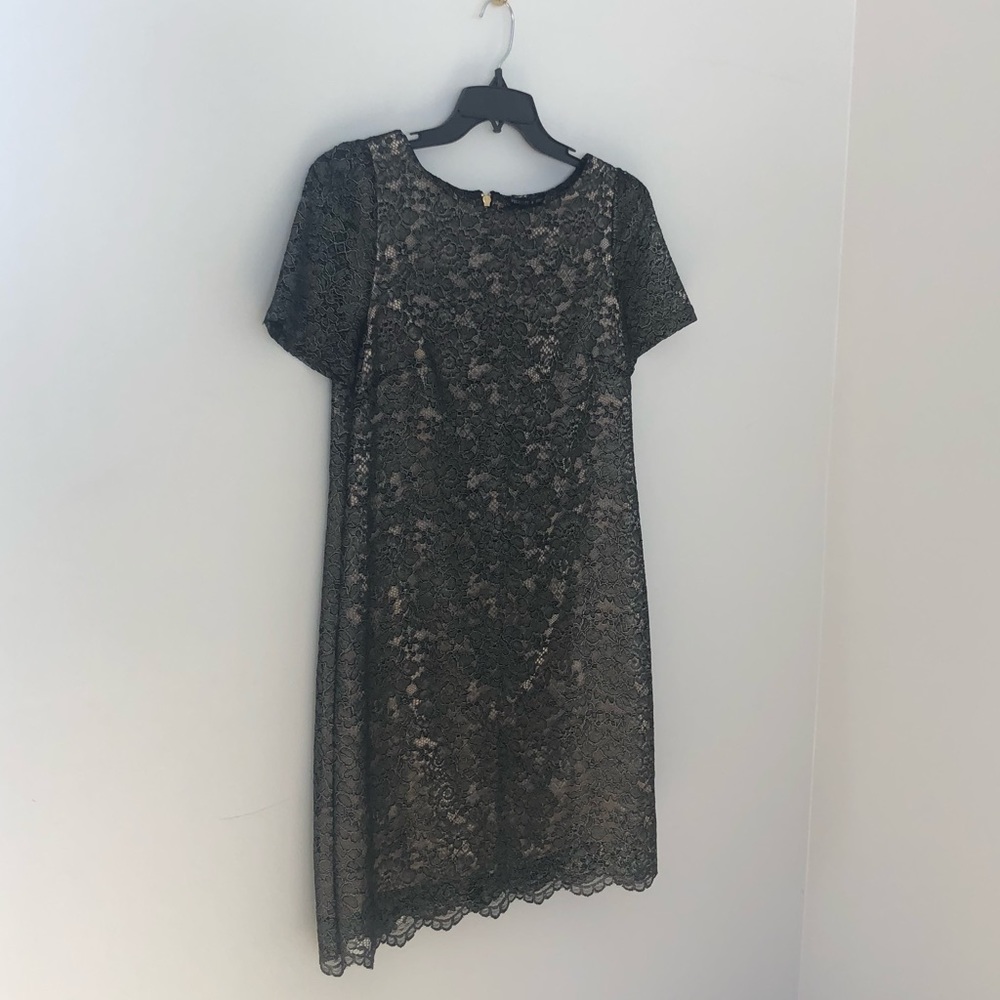 Felicity & Coco Metallic Lace Dress